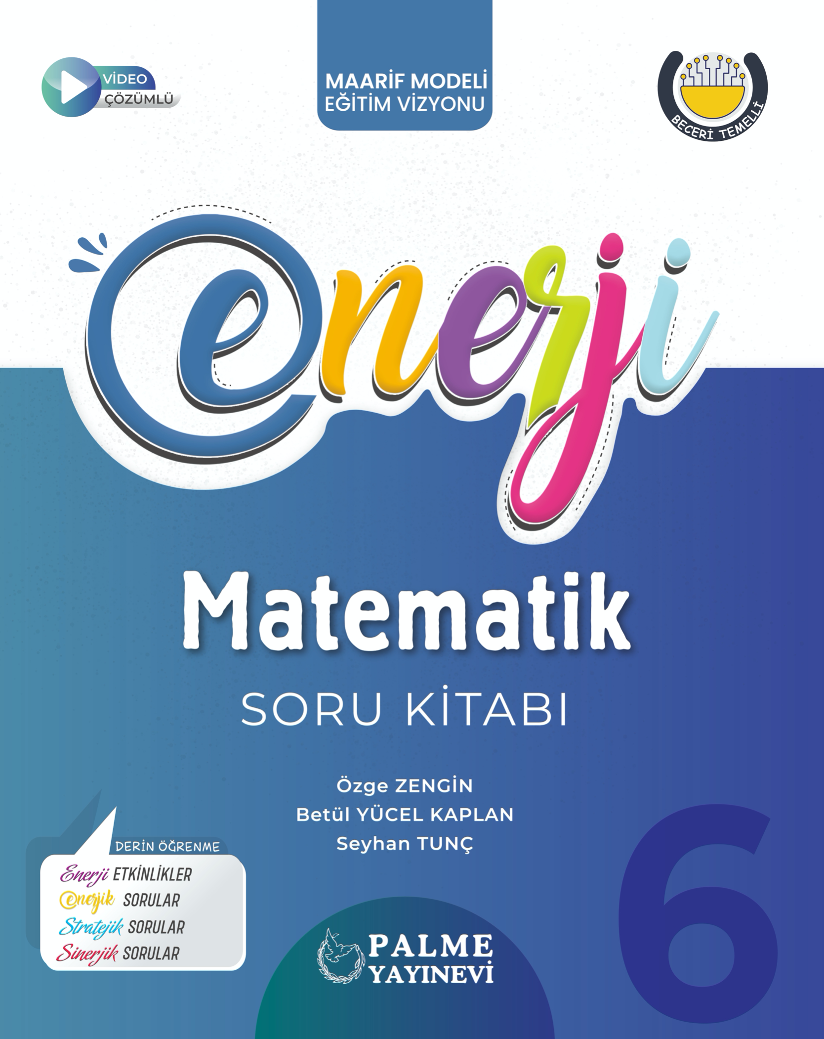 6. Sınıf Enerji Matematik Soru Kitabı kapak görseli